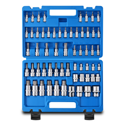🔩 Ultimativer Steckschlüsselsatz für Mechaniker – CR-V Stahl + 60 Teile