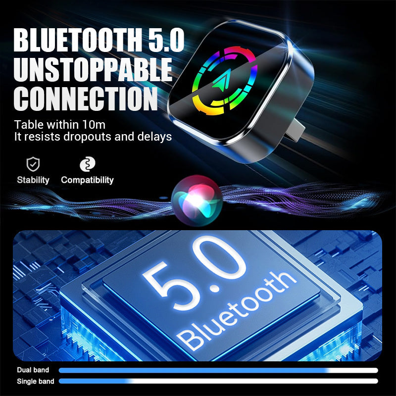 🔥Black-Friday-Mega-Angebot 🔥2-in-1-Funkadapter für iPhone und Android Auto