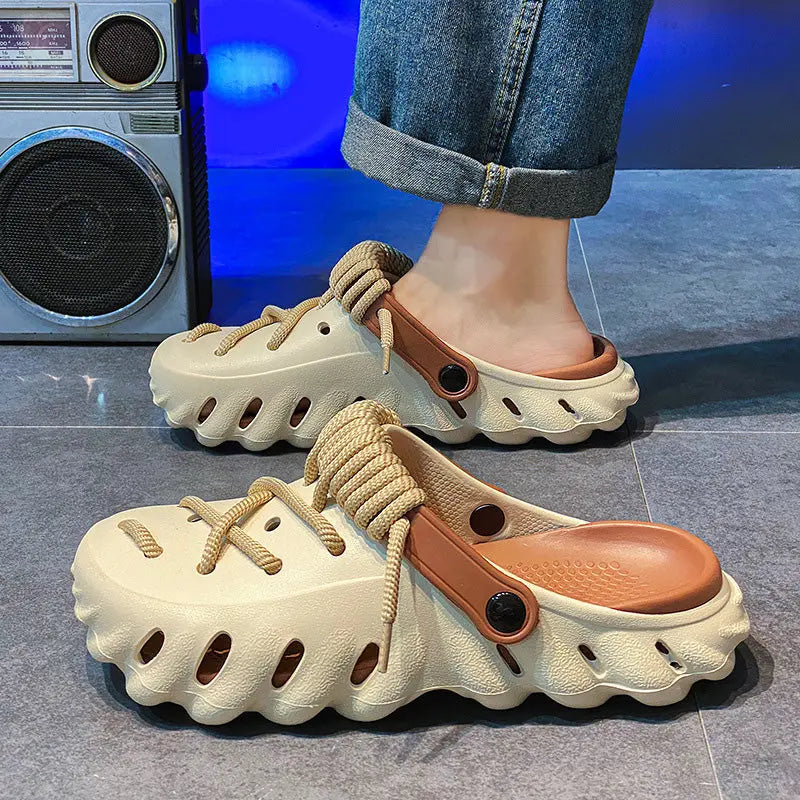 👟 🔥 Bequeme, Atmungsaktive Clogs für Herren – Leichte EVA-Sohle, Rutschfest & Perfekt für den Alltag 🏠