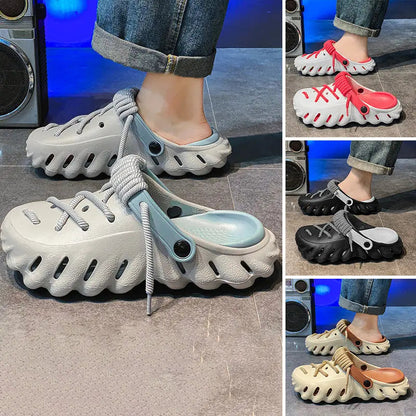 👟 🔥 Bequeme, Atmungsaktive Clogs für Herren – Leichte EVA-Sohle, Rutschfest & Perfekt für den Alltag 🏠