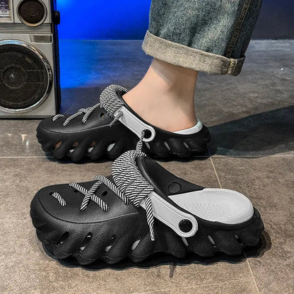 👟 🔥 Bequeme, Atmungsaktive Clogs für Herren – Leichte EVA-Sohle, Rutschfest & Perfekt für den Alltag 🏠