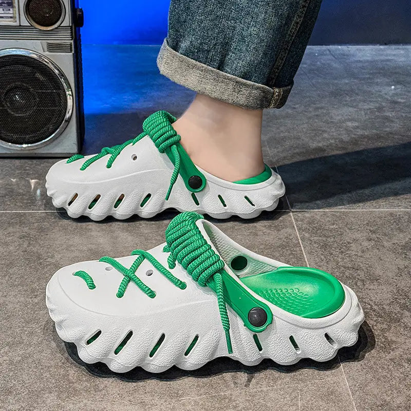 👟 🔥 Bequeme, Atmungsaktive Clogs für Herren – Leichte EVA-Sohle, Rutschfest & Perfekt für den Alltag 🏠