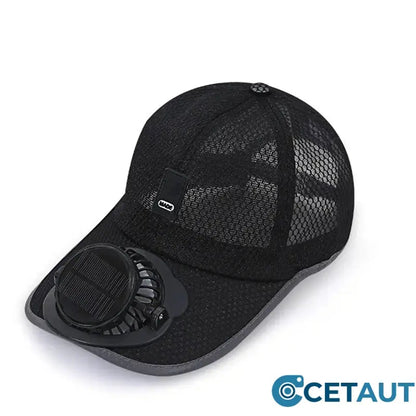 ❄️Sommerfrische 49% Rabatt!🌀 Baseballkappe mit Solarventilator – 360° drehbar, 16h Laufzeit, UPF50+ – ideal für Garten, Wandern & heiße Tage