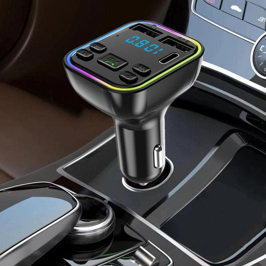 🎶 Bunte Licht Bluetooth Auto MP3-Player – Musik &amp; Atmosphäre Für Jede Fahrt!