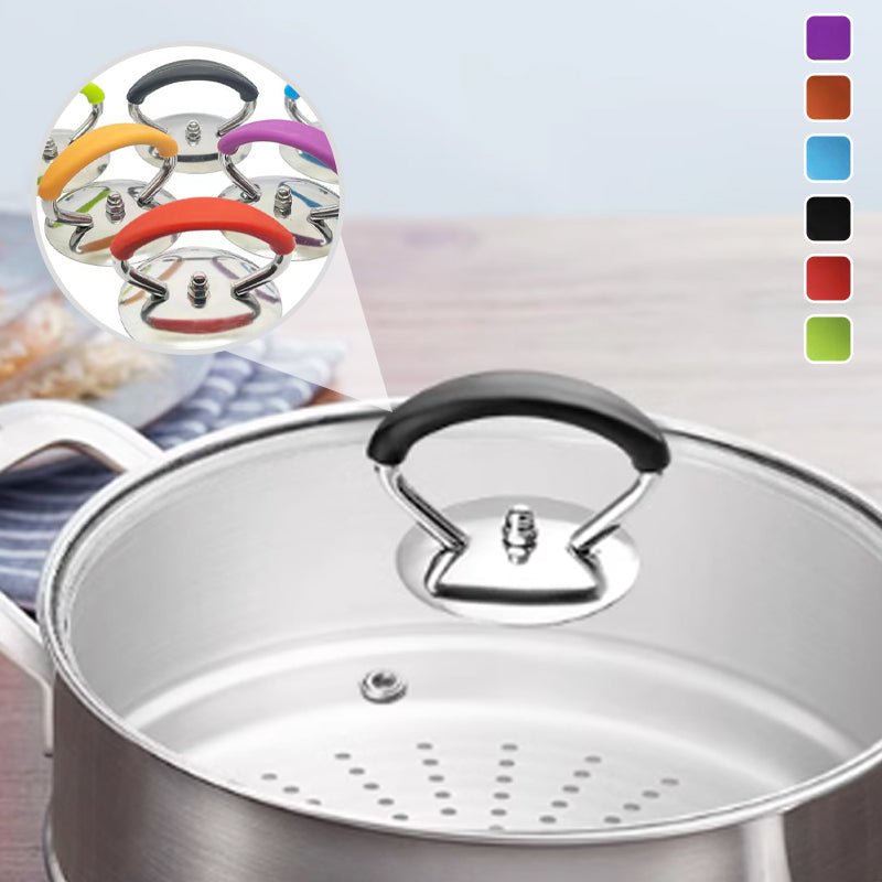 🍳 50% RABATT! 🔥 Silikon-Topfdeckelknopf – Hitzebeständig, sicher & einfach zu montieren – Ideal für sicheres Anheben von Deckeln in der Küche ✨