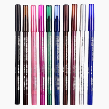 📢📢50 % RABATT !! ⏰💕10 STÜCK Farbige Eyeliner-Gelstifte