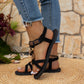 ✨ Flache Damen-Sandalen – Rund zulaufende Zehenpartie und atmungsaktiv