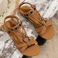 ✨ Flache Damen-Sandalen – Rund zulaufende Zehenpartie und atmungsaktiv