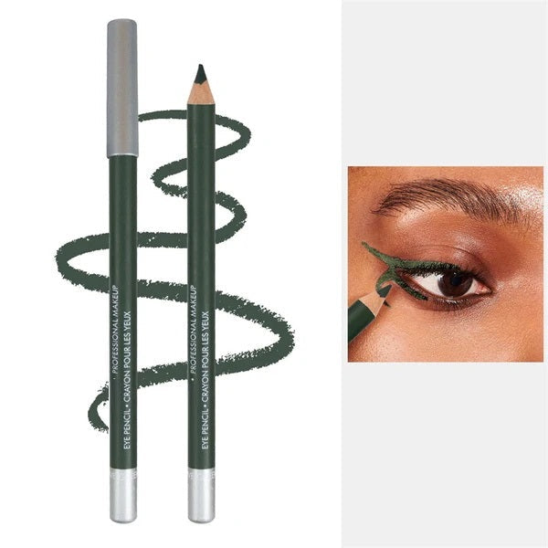 🔊 1 kaufen, 1 GRATIS! 💜 Holz-Eyeliner-Stift – Wasserfest, Langanhaltend, Weiche Mine
