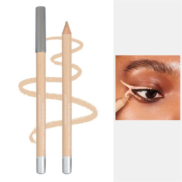 🔊 1 kaufen, 1 GRATIS! 💜 Holz-Eyeliner-Stift – Wasserfest, Langanhaltend, Weiche Mine