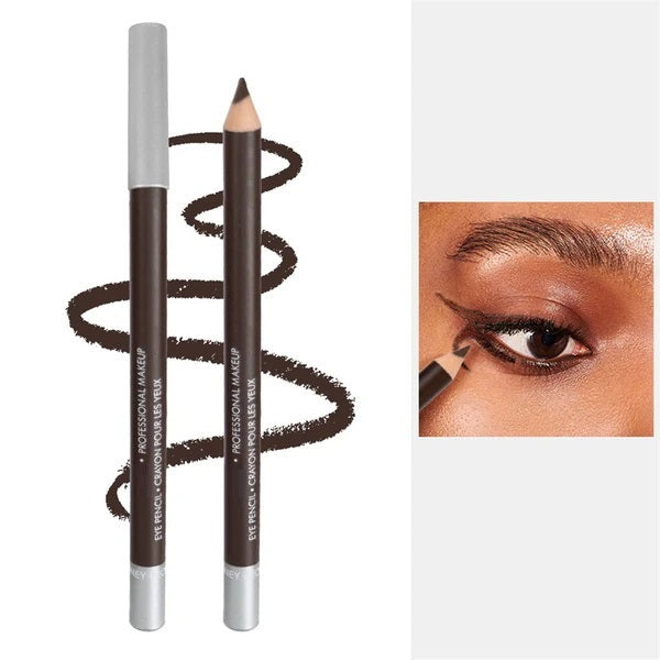 🔊 1 kaufen, 1 GRATIS! 💜 Holz-Eyeliner-Stift – Wasserfest, Langanhaltend, Weiche Mine