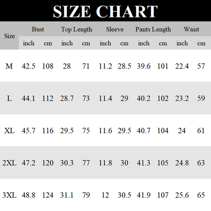 💎✨Herren-Zweiteiler mit Kurzarmshirt und weiter Hose