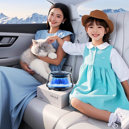 ☁️2025 Cloud Mist Auto-Diffusor – 🚗Automatische Ein-/Ausschaltung mit 30-Tage-USB-C-Akku und 1 Nachfüllpackung = 1 Jahr Frische