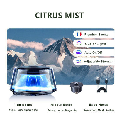 ☁️2025 Cloud Mist Auto-Diffusor – 🚗Automatische Ein-/Ausschaltung mit 30-Tage-USB-C-Akku und 1 Nachfüllpackung = 1 Jahr Frische