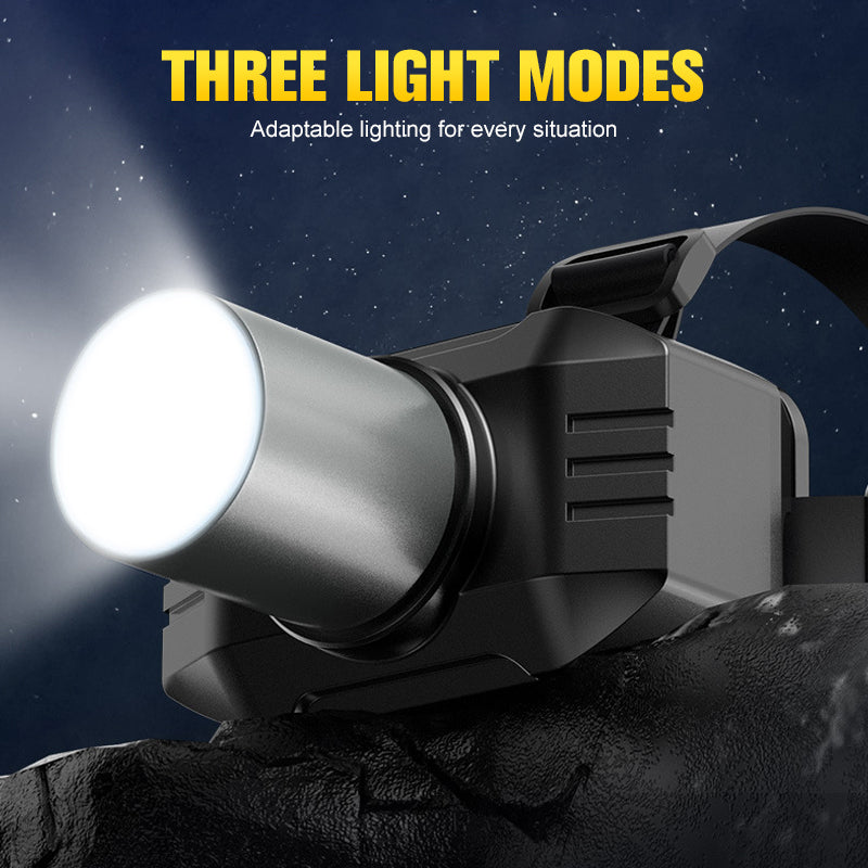 🔥Helle, wiederaufladbare LED-Stirnlampe für den Außenbereich