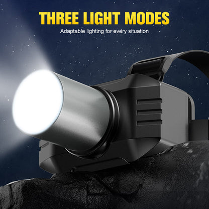 🔥Helle, wiederaufladbare LED-Stirnlampe für den Außenbereich