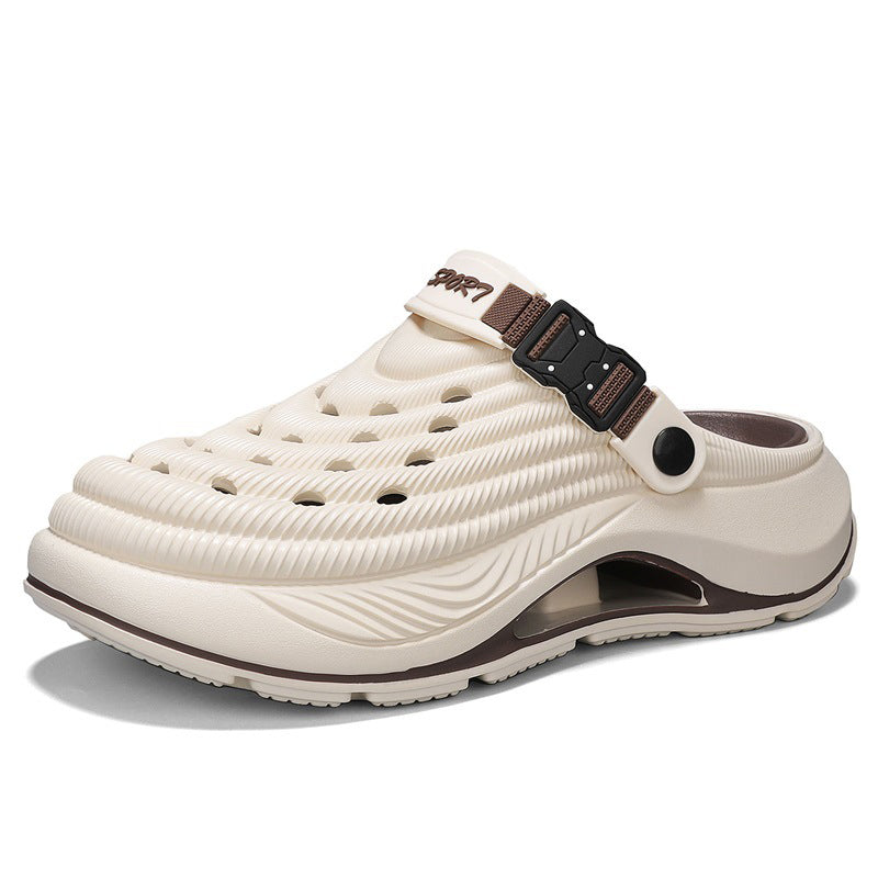 📢📢50% RABATT! ⏰Herren Clogs für Sommer – Komfortable Sandalen mit Rutschfestem, Dickem Boden, Ideal für Outdoor🌞🏖️