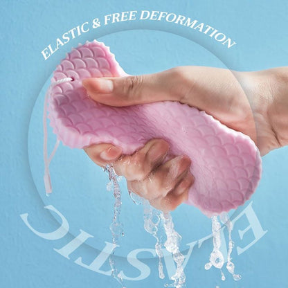 🎁 Zwei kaufen, eins gratis! 🧽✨ Superweiche Peeling-Badekugel – sanfte Pflege für die Haut