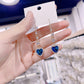 🛍️ 50 % Rabatt – Zarte Herz-Ohrringe mit blauem Kristall – filigraner Verlauf, edler Look & elegant – für den stilvollen Auftritt 💙