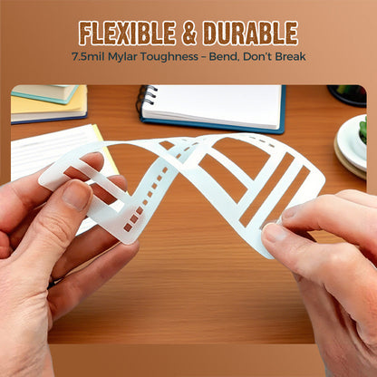 🔥Handgefertigte flexible Schablone für Schallplatten