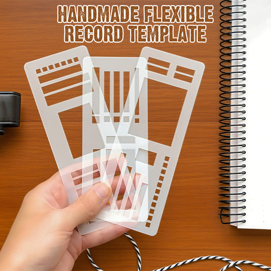 🔥Handgefertigte flexible Schablone für Schallplatten
