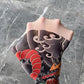 Dehnbarer Beinärmel mit Tattoo-Print