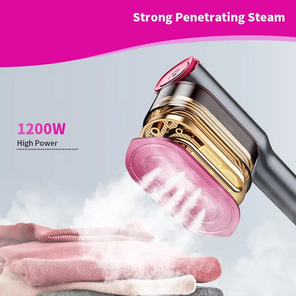 📢📢50 % RABATT!!! 🔥✨ Handdampfglätter – Intensiver Dampf, schnelles Aufheizen & 90° drehbarer Kopf | Ideal für Reisen und Zuhause ⚡