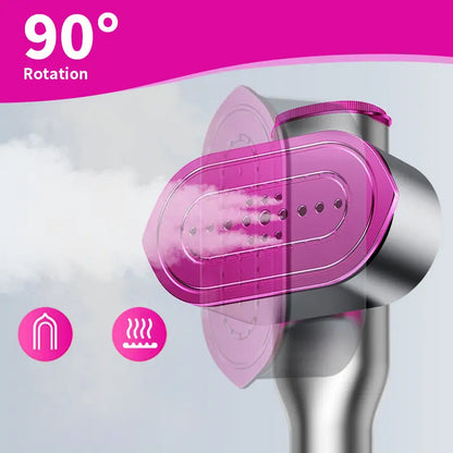 📢📢50 % RABATT!!! 🔥✨ Handdampfglätter – Intensiver Dampf, schnelles Aufheizen & 90° drehbarer Kopf | Ideal für Reisen und Zuhause ⚡