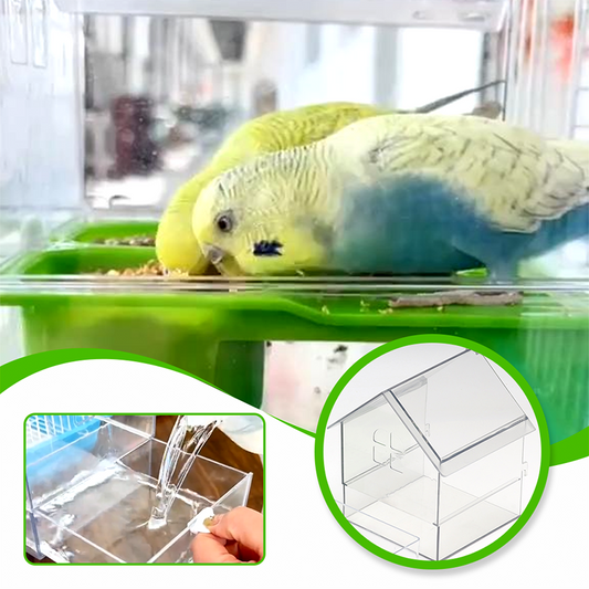 🐦🥰Frisches Gadget für Vögelhalter✨Ausziehbarer externer Papageienfutterspender