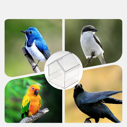 🐦🥰Frisches Gadget für Vögelhalter✨Ausziehbarer externer Papageienfutterspender