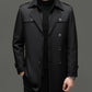 🔥Mittellanger Trenchcoat für Herren mit herausnehmbarem Innenfutter🚀Versandkostenfrei
