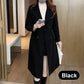 🧥🍂Herbst Neuheit Fleecegefütterter, verdickter, mittellanger Damen-Trenchcoat