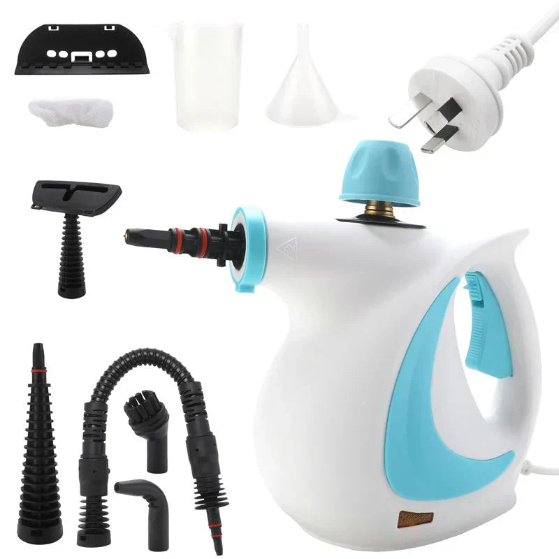 💎 53% RABATT! 💎 Hand-Multiflächen-Dampfreiniger mit Druckboost – 12-teiliges Set, Chemiefrei & 99,9 % Keimabtötung