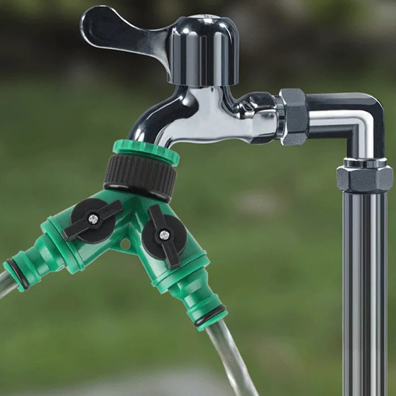 Zwei-Kopf-Wasserhahn-Splitter