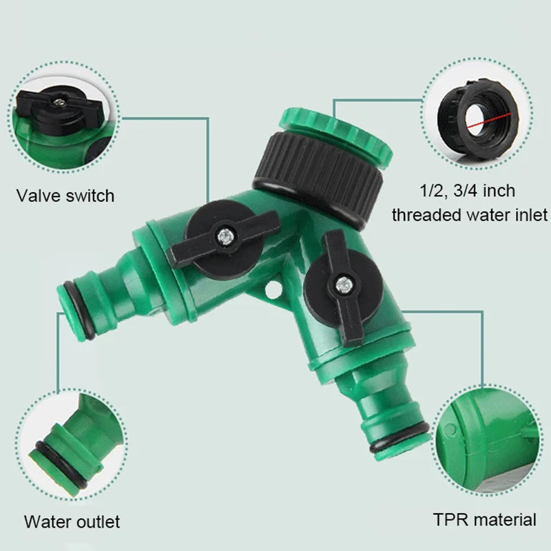 Zwei-Kopf-Wasserhahn-Splitter