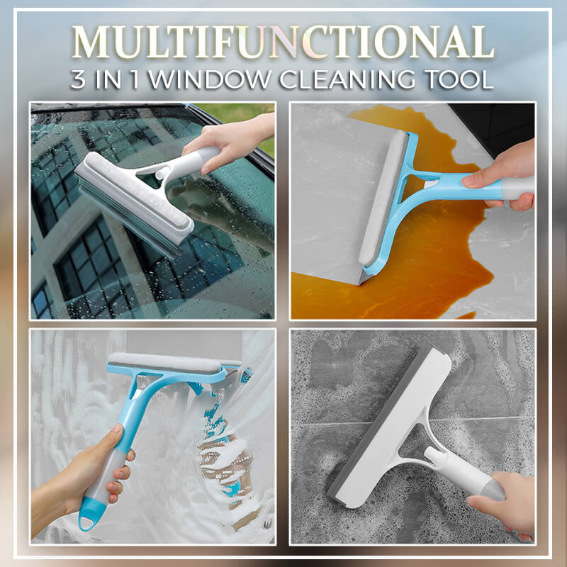 🧽 KAUFE 2, ERHALTE 1 GRATIS! 💧 3-in-1-Fensterwischer – Für Zuhause & Auto, Streifenfreie Reinigung & Ideal Für Fenster, Spiegel & Fliesen 🪞