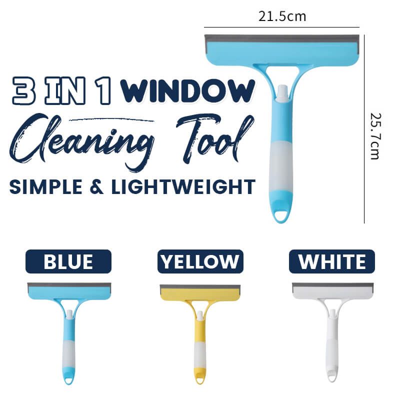 🧽 KAUFE 2, ERHALTE 1 GRATIS! 💧 3-in-1-Fensterwischer – Für Zuhause & Auto, Streifenfreie Reinigung & Ideal Für Fenster, Spiegel & Fliesen 🪞