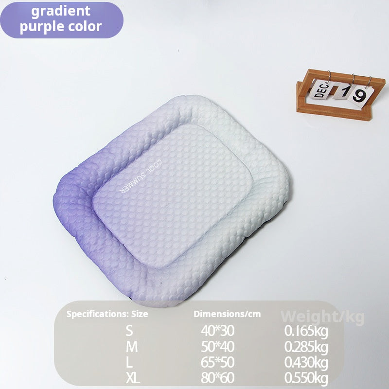 🐾❄️ 50% RABATT! Kühlmatte für Hunde & Katzen – „Ice Silk“ Sommer-Kühlbettdecke in Farbverläufen, atmungsaktiv & waschbar – Perfekt für Zuhause, Sofa & Auto ✨