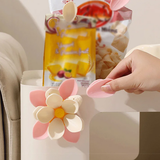 🌸 Kaufe 2, erhalte 3 KOSTENLOS 🌸 Lotus-förmige magnetische Lebensmittelklammer und Kühlschrankmagnet