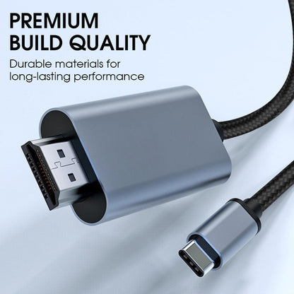 🎬 🔌 4K Ultra HD Typ-C zu HDMI Adapter – Plug & Play, Kompatibel & Stabiler Streaming 📺