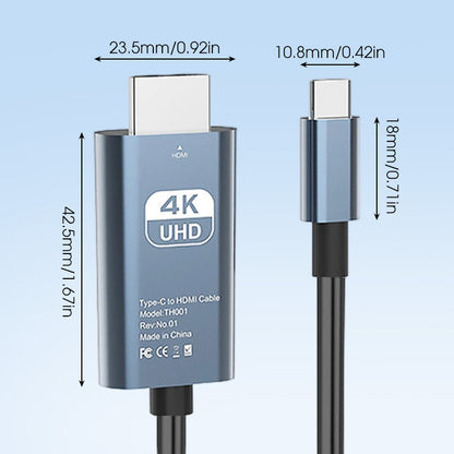 🎬 🔌 4K Ultra HD Typ-C zu HDMI Adapter – Plug & Play, Kompatibel & Stabiler Streaming 📺