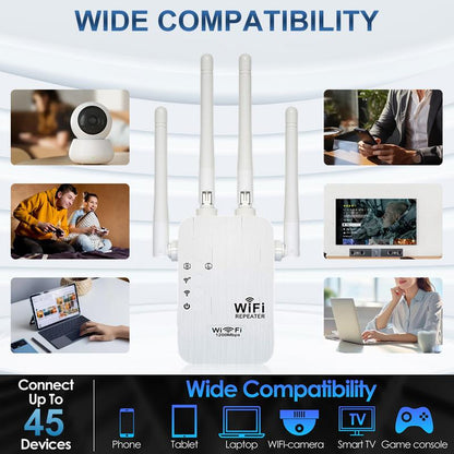 🎁Letzter Tag: 49 % Rabatt! 🔥 2025 WLAN-Verstärker – 1200 Mbit/s, Dualband (5 GHz / 2,4 GHz) 📶 Maximale Signalverstärkung – stabile Verbindung im ganzen Haus!