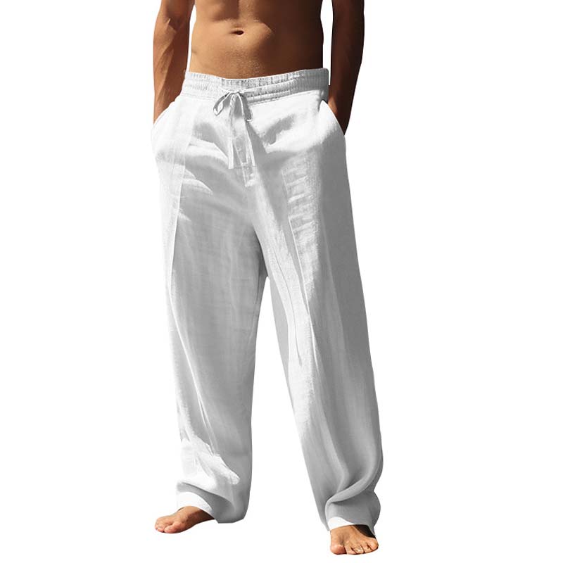 Lässige, lockere Hose mit geradem Bein für Herren