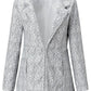 💕Einfarbiger Damenmantel mit langen Ärmeln und offener Vorderseite