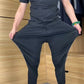 🏆🌀Zweiteiliges Sport-Set für Herren: Kurzarm-T-Shirt & Lange Hose