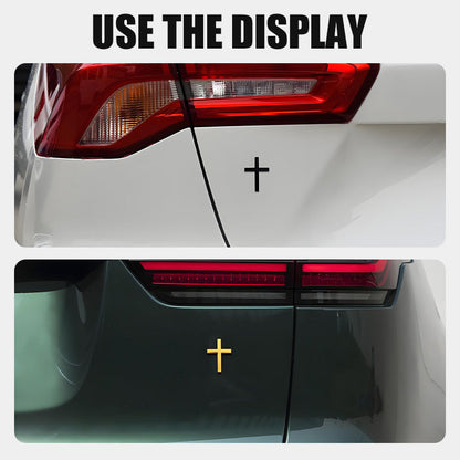 🔥3D-Cross-Selbstklebendes Autokratzdecklabel
