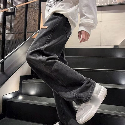 📢📢50 % Rabatt!! ⏰Herren lässige und lockere Jeans mit weitem Bein