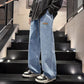🏆Herren lässige und lockere Jeans mit weitem Bein