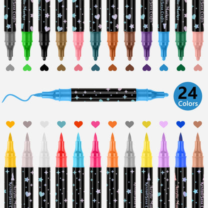 ⚡⚡50 % RABATT !!🌟Glitzer-Marker mit zwei Spitzen