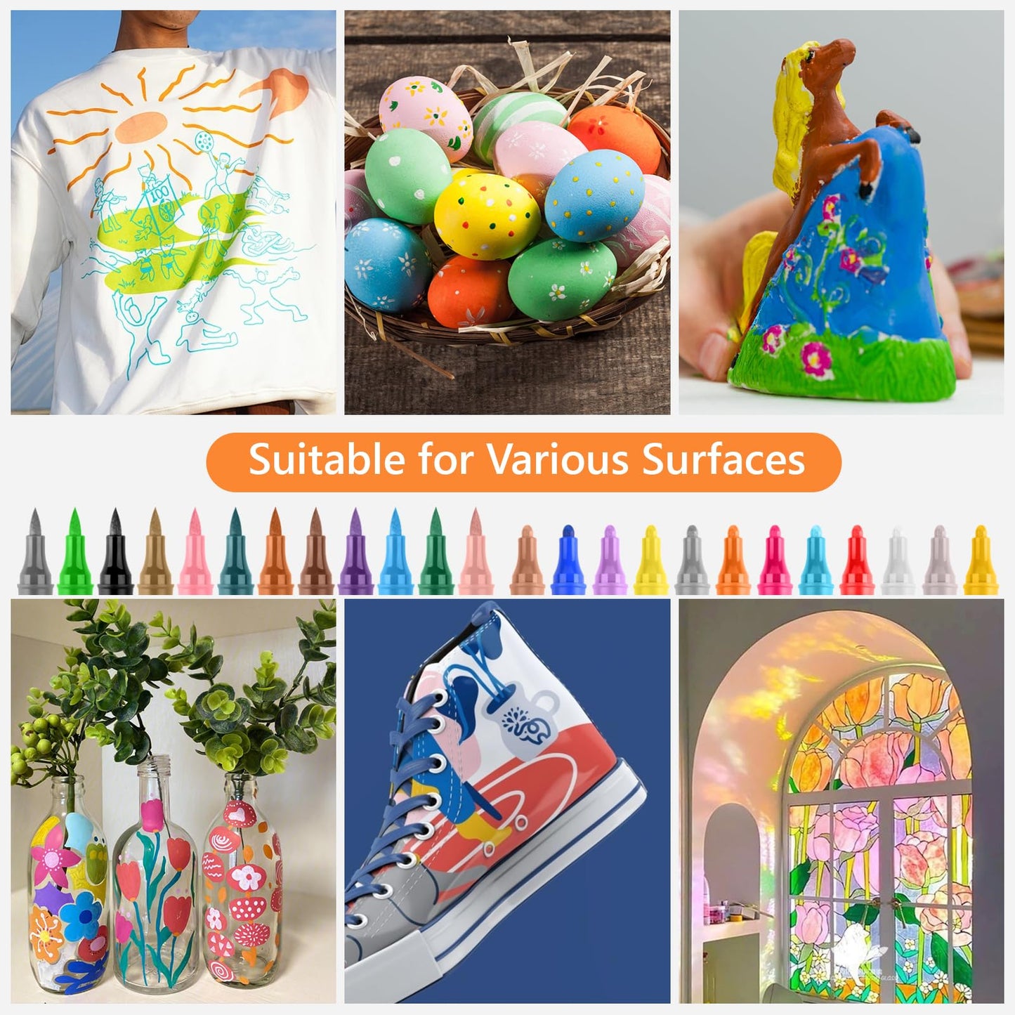 ⚡⚡50 % RABATT !!🌟Glitzer-Marker mit zwei Spitzen